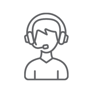 Icono de agente de servicio al cliente